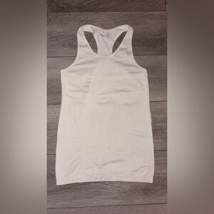 Zyia Active Size Small White Tank Top Halter Back Stretch Athletic